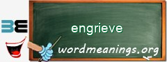 WordMeaning blackboard for engrieve